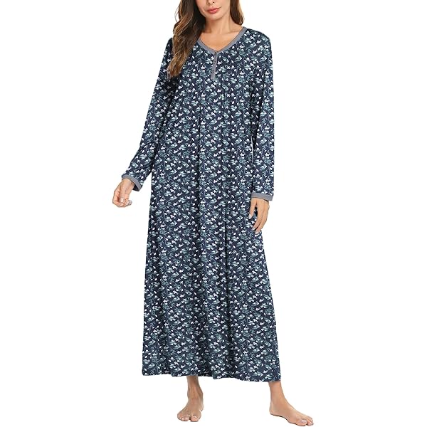 Fashion by Mirabeau Sleep Dress - Blue Moon - Small at Amazon Women's  Clothing store
