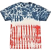 Colortone Tie Dye T-Shirts for Men and Women - Unisex Short Sleeve Tie-Dye T Shirts for Adults