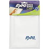 EXPO Microfiber Cleaning Cloth, White, 1 Count - Washable, Reusable, For Whiteboard, School, Classroom, Office, Teacher Supplies