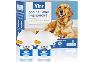 Yirr Therapet MD Dog Diffuser, Pheromone Diffuser for Dogs, Dog Pheromones Calming Diffuser, Relaxing Pheromone for Dogs Relief Stress Anxiety Fighting Scratching, 2 Pack(48ml)