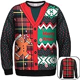 LMYOVE Ugly Christmas Sweatshirt for Women Men Funny 3D Printed Sweatshirt Adult, Unisex Ugly Pullover