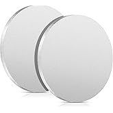 Hicarer 2 Pcs 1/4" Thickness Stainless Steel Disc 3" Diameter Round Circle Plate Metal Circles for Crafts Stamping Sanding Engraving