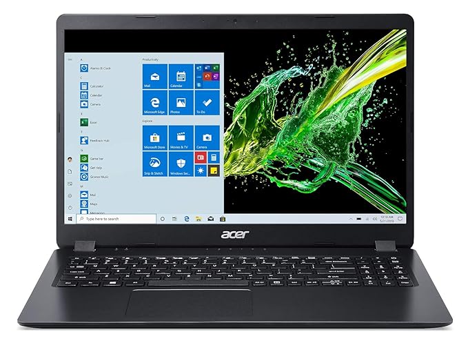 Acer Aspire 3 Intel Core i3-10th Gen 15.6 - inch 1920 x 1080 Thin and Light Laptop (4GB Ram/1TB HDD/Window 10/Integrated Graphics/Shale Black/1.9 kgs), A315-56