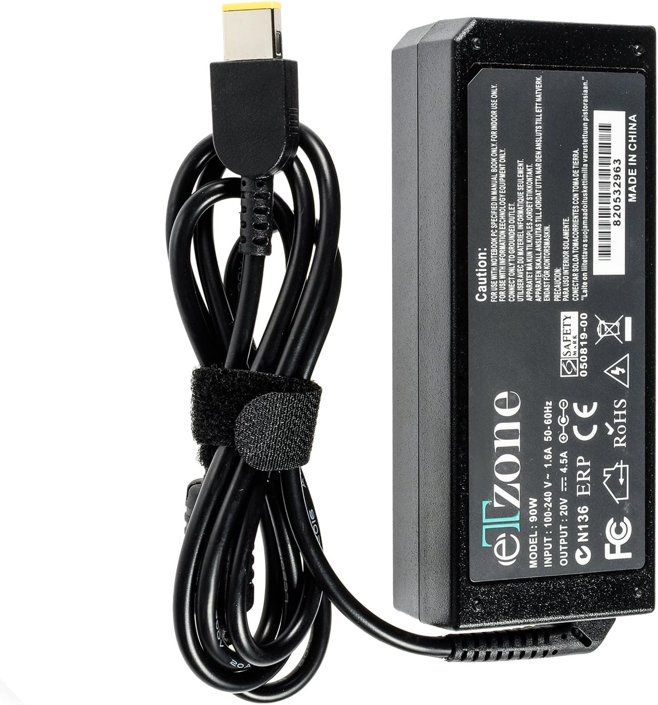 eTzone 90W 20V 4.5A AC Adapter Charger for Lenovo ThinkPad UltraBook L440,Lenovo IdeaPad Z510 Notebook PC,Lenovo IdeaPad S210 Touch Notebook,Lenovo Essential G700 G710 G405 Notebook