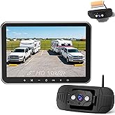 Plug-Play RV Camera System Wireless for Furrion Pre-Wired: 20-Min Easy Setup for Trailer Camper - 8" HD 1080P Large Screen Se