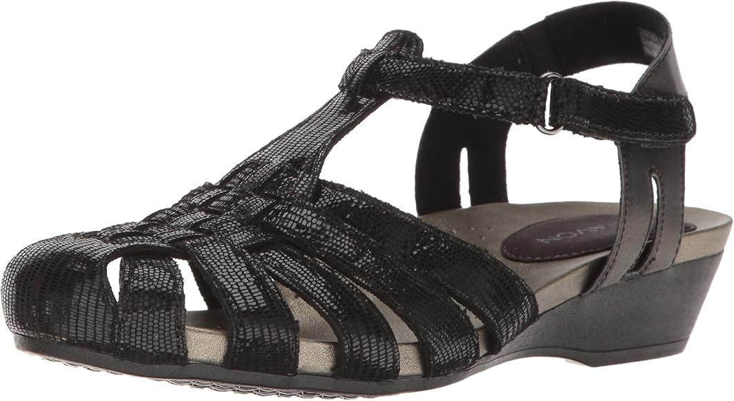 black fisherman sandals womens