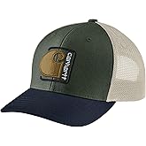 Carhartt Men's Canvas Mesh-Back C Patch Cap