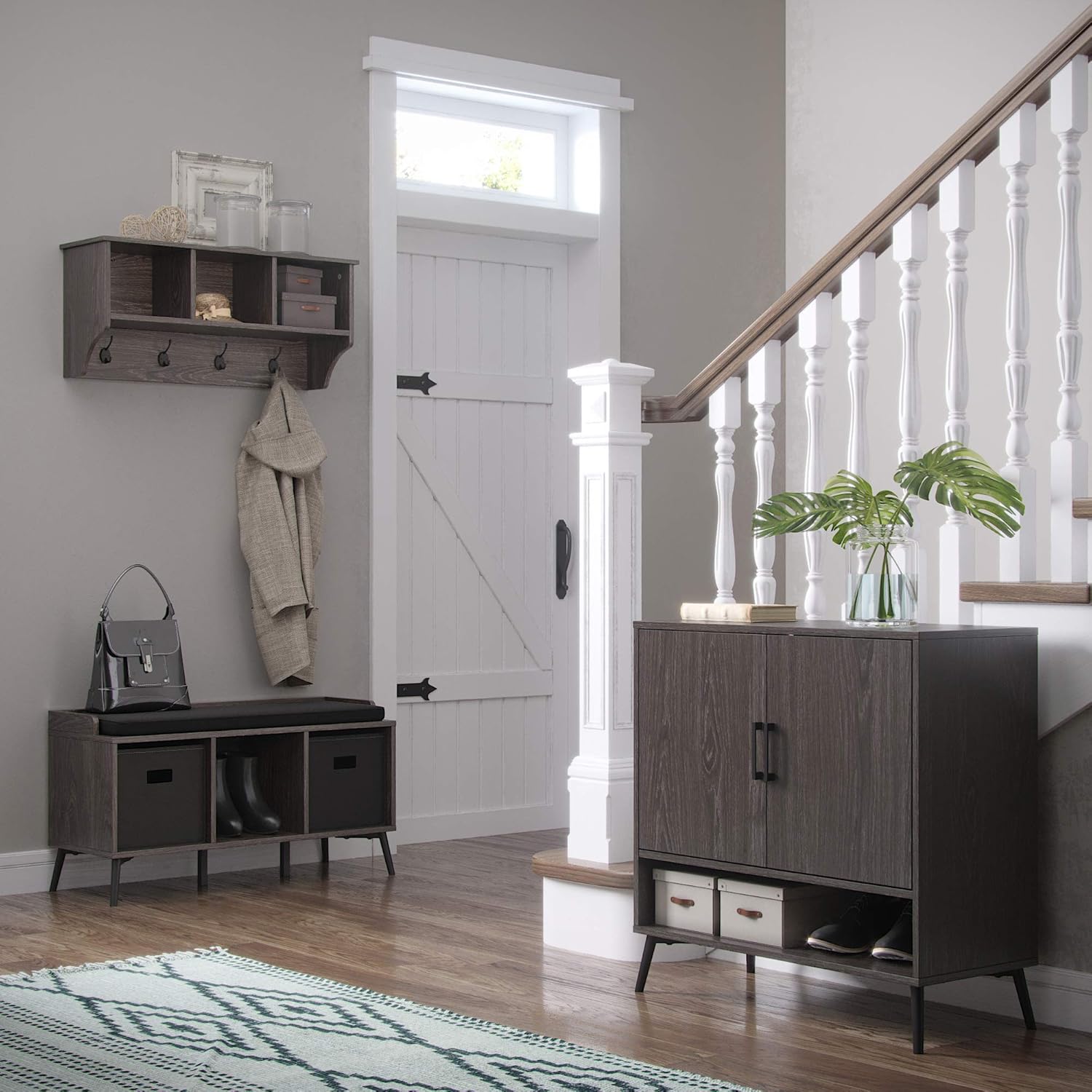 RiverRidge Home Storage Bench, Weathered: Kitchen & Dining