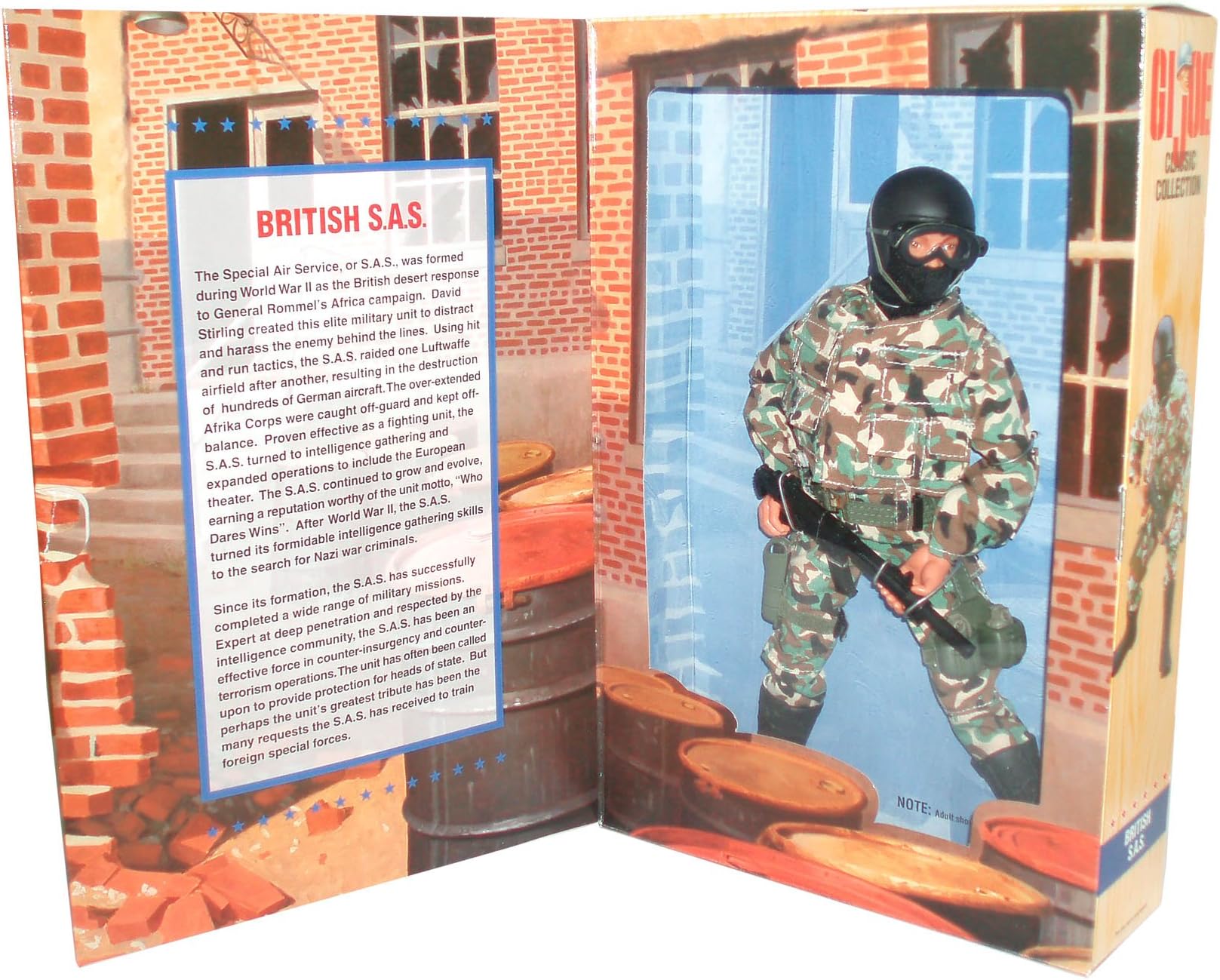 GI Joe British S.A.S (Special Air Service) 1996 Classic Collection Caucasian 12-Inch Action Figure