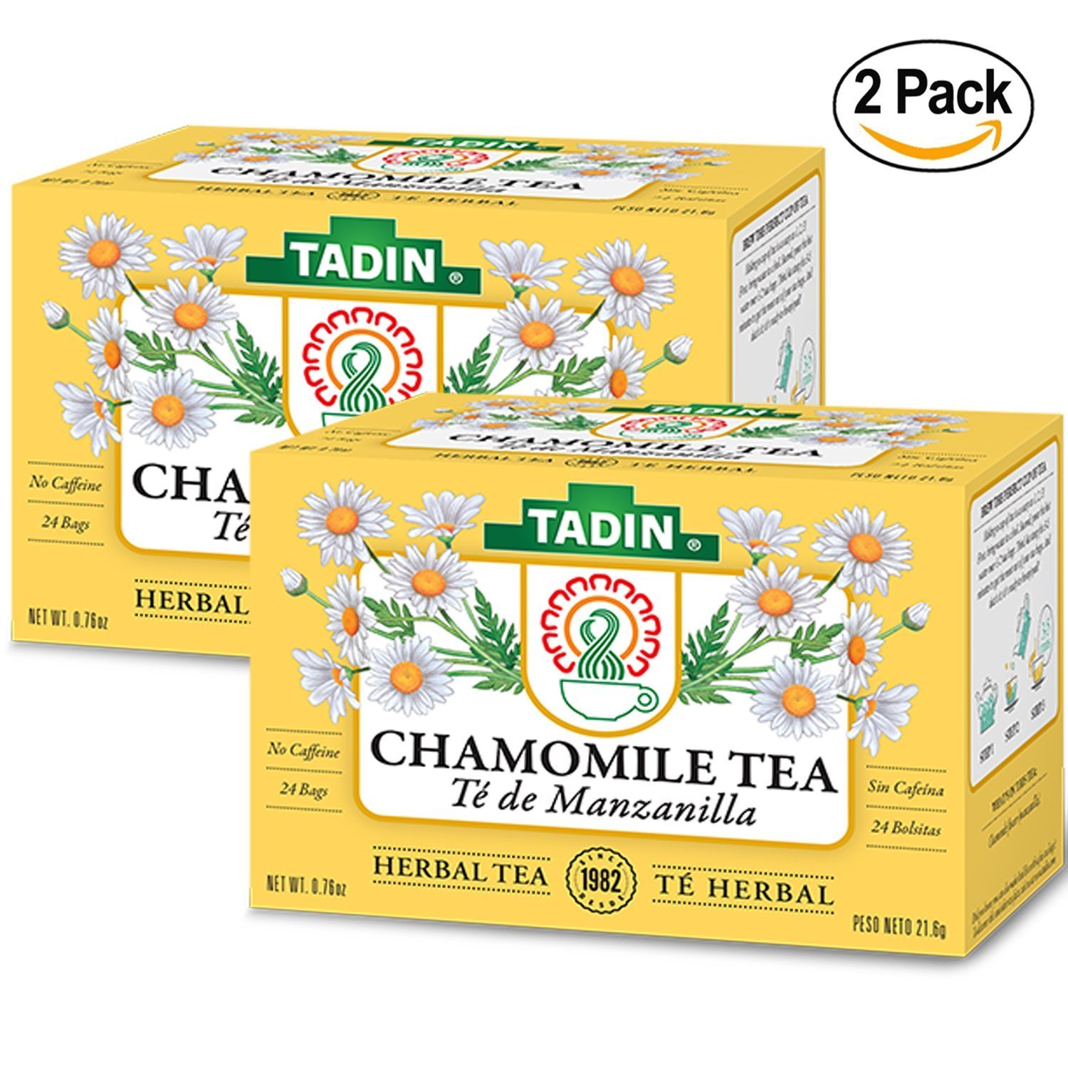 Amazon.com : Tadin Seven Blossoms Tea To bed Time 24 Bags