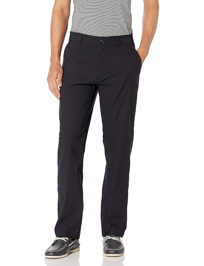 Buy UB Tech by UnionBay Men's Classic Fit Comfort Waist Chino Pants (30W x 30L, Black) at Amazon.in