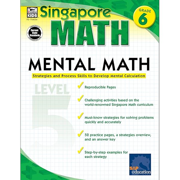 Amazon.com: Singapore Math – Mental Math Level 5 Workbook for ...