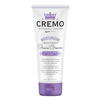 Cremo Moisturizing Shave Cream, Lavender Bliss, 6 Ounce