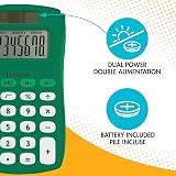 Lexibook FRUITIES Pocket Calculator 8 Digits Solar Battery Powered Green C208B view 2