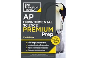 Princeton Review AP Environmental Science Premium Prep, 21st Edition: 5 Practice Tests + Digital Practice Online + Content Re