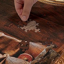Ambesonne Western Jigsaw Puzzle, American Style