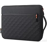 DOMISO 14 Inch Laptop Case Sleeve, Waterproof & Shockproof Protective Cover with Handle, Fits Most 14” Laptops Like MacBook Pro, Dell XPS, HP-,Black