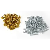 for Peterbilt 379 Huck and Collars, 1/4" Large Flange, Pack of 50 | Replace MGPT-R8-10G, MGCW-R8