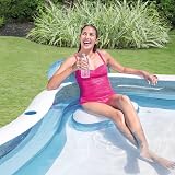 Intex Inflatable Swim Center Family Lounge 90x90x26 inches Multi-color view 7