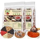 kidney Tea Formula Ginseng Six Treasure Tea, 6 Precious Ingredients Formula for Kidney Detox, Natural Ginseng Five Treasures Teabag for Women & Men, No Additives, Sugar&Caffeine (50 Pcs 2 Bags)