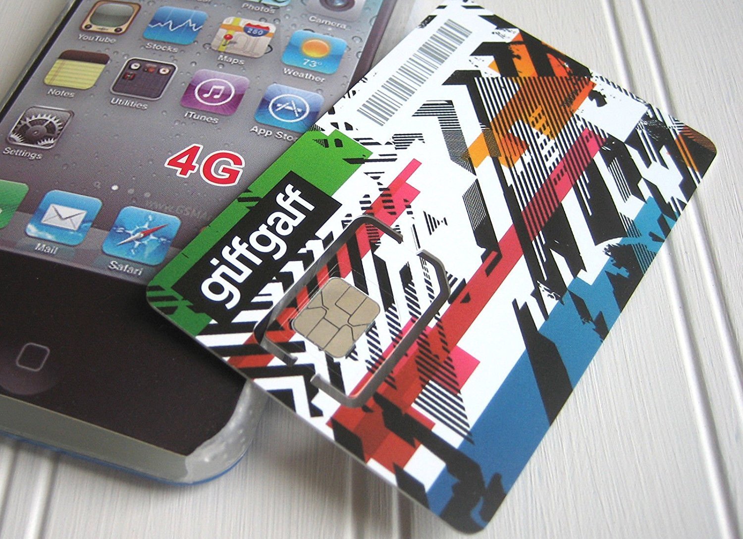 Giffgaff 4G Trio/Multi Sim card Fully Preloaded with £5 Credit