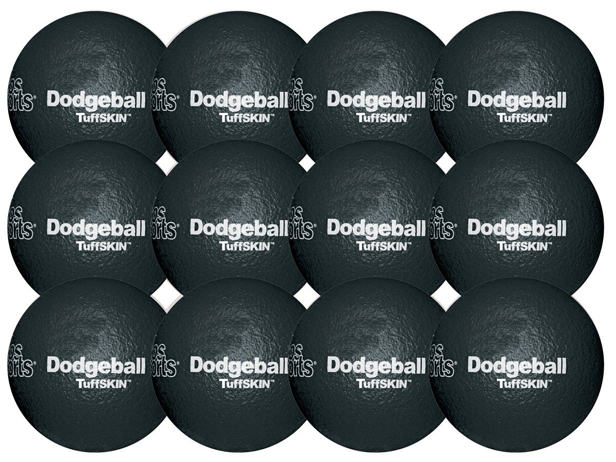 TuffSKIN Foam Dodgeball Set of 12 Scruffs Game