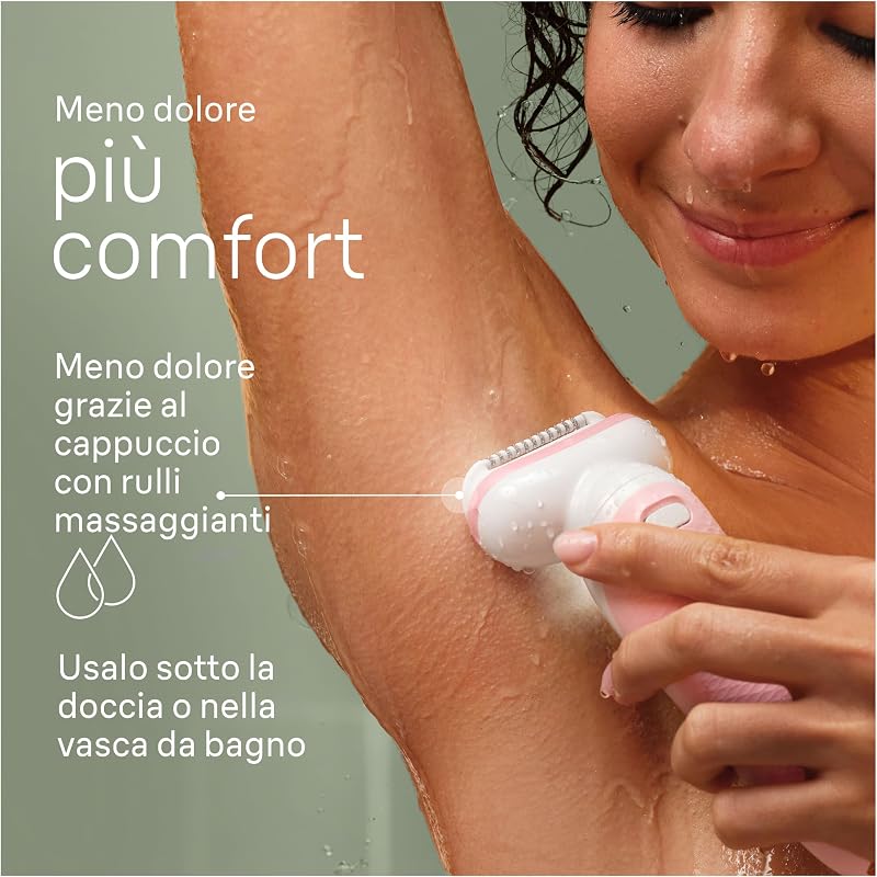 Silk-Épil 9 Epilatore Elettrico Donna, Accessori, 9-130 Bianco