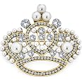 Bague Statement Femme Géométrique Croix Pavée CZ Perle Blanche - Bijou Fantaisie Argenté