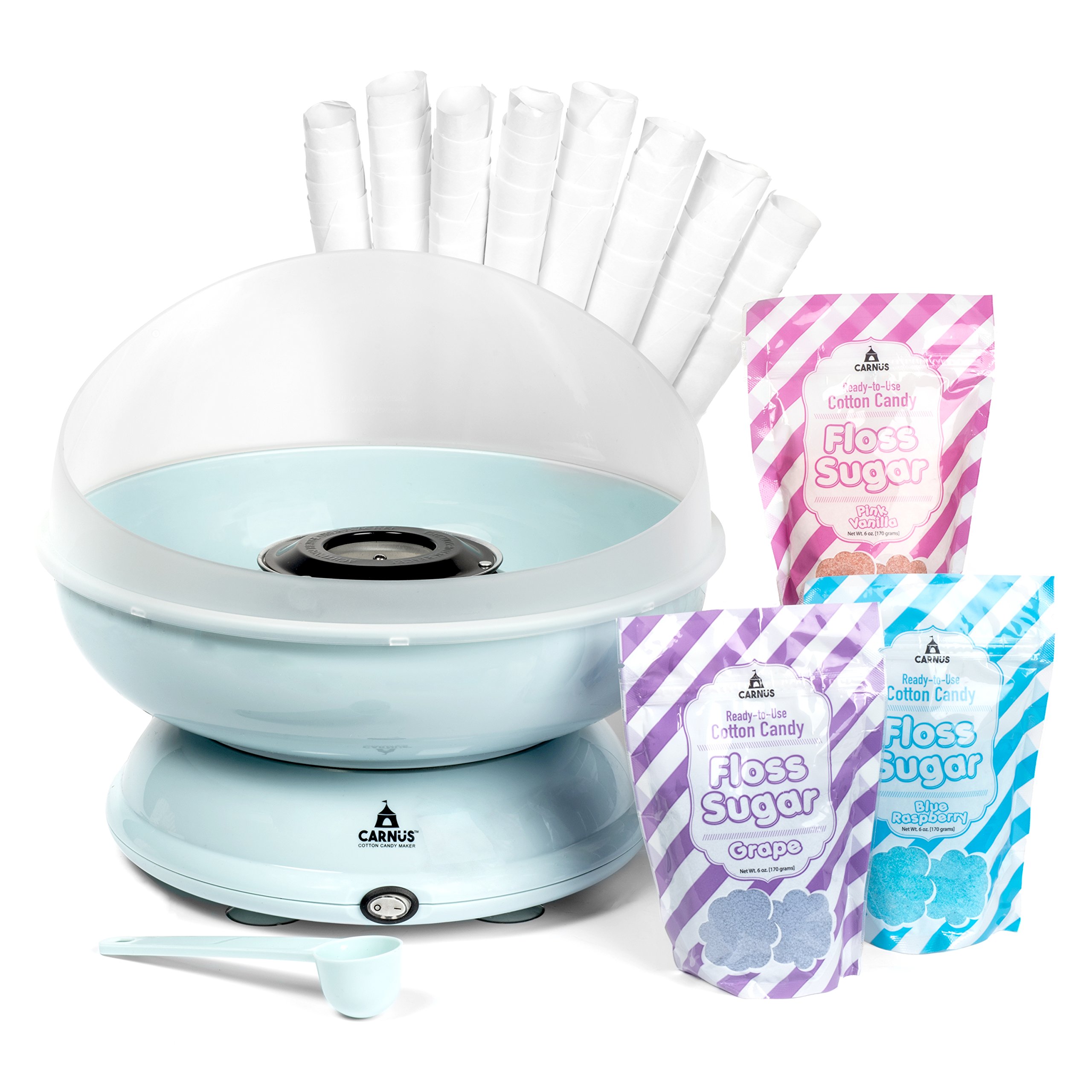 Carnus CN1000S Cotton Candy Maker, 3 Sugar Packs Buy Online in UAE