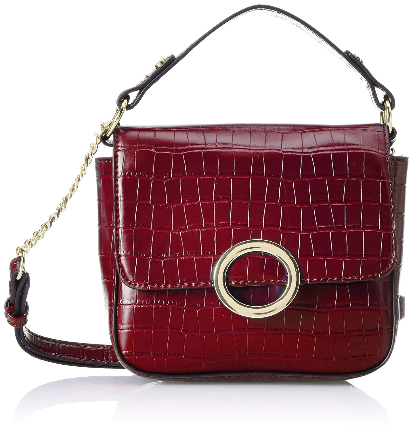 accessorize red bag