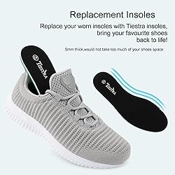 2 Pair -Womens Breathable Thin Insoles Memory Foam