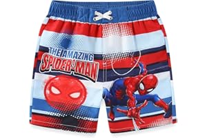 Marvel Avengers Boys UPF 50+ Swim Trunks Bathing Suit for Toddler and Big Kids