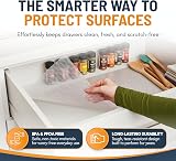 Linda's Essentials Kitchen Drawer Liner 44.5x500 cm Clear EVA Non-Slip view 2