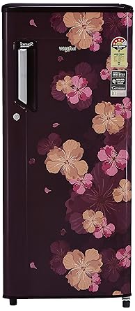 Whirlpool 200 L 4 Star Inverter Direct-Cool Single Door Refrigerator (215 ICEMAGIC PWCL PRM 4S INV, Wine Azalea)