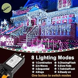 KNONEW Christmas Lights Outdoor Decorations 400 LED