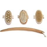 2x Natur-Luffa Rückenschrubber Mit Langem Holzgriff – Für Peeling & Durchblutung, 42 Cm Gesamtlänge