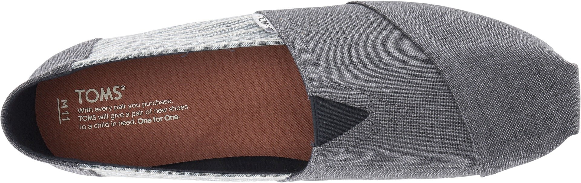 TOMS DEEP-OCEAN-LINEN Slip-on Color: Blue, Size: US 10 - Image 3