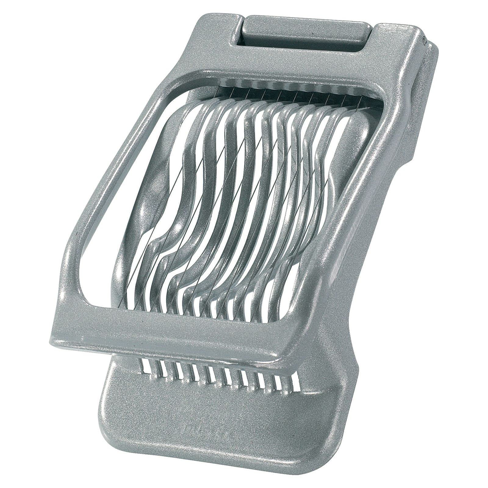 Westmark Egg Slicer, Retro Packaging, Aluminium/Stainless Steel, 13.5 x 7.9 x 2.9cm, Duplex, Grey, 1020Rt60