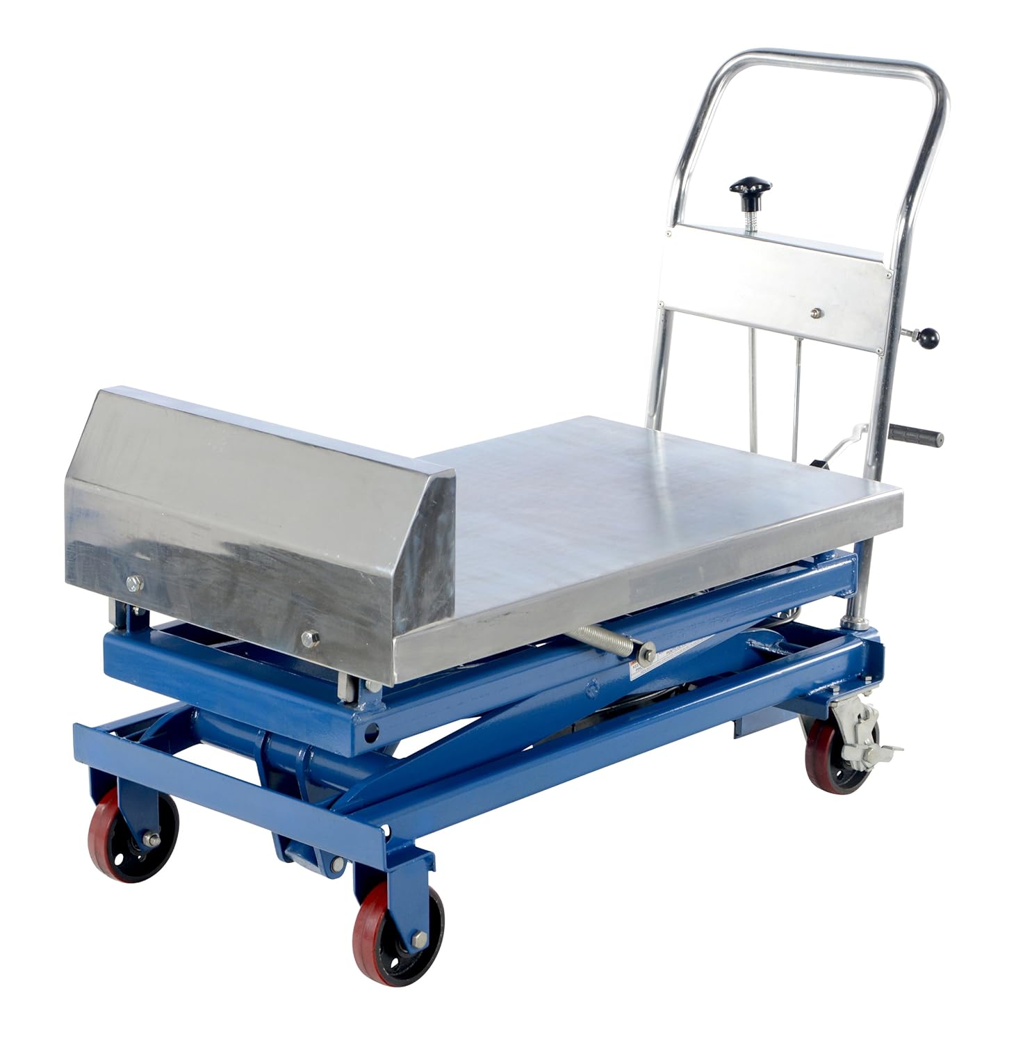 Vestil CART-1000-LT Steel Lift and Tilt Cart with Sequence Select, 1,000 lb. Capacity, 33-1/2 x 17-5/8 Platform