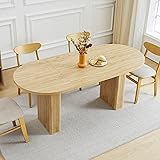 70.8 Inch Kitchen Dining Table for 4-6 People, Oval