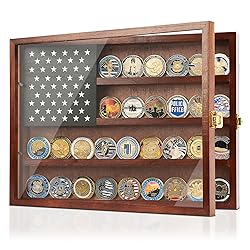 Monsiter QE Challenge Coin Display Case,Military