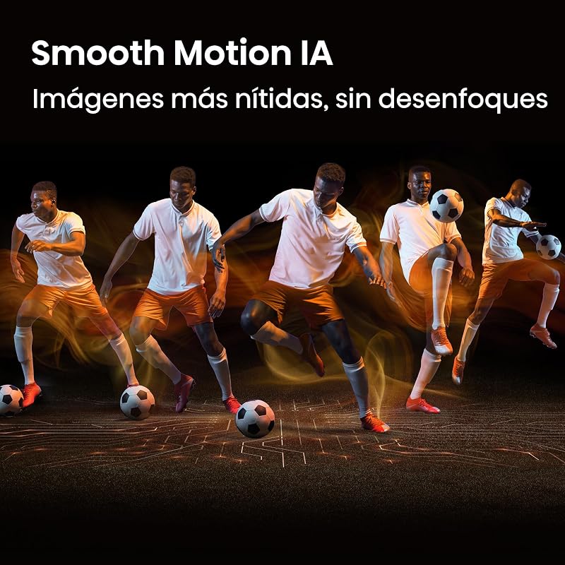 50E7S - Hi-QLED Smart TV 50 Pulgadas, Hi-QLED Color, Dolby Vision.Atmos, Escalador IA 4K, Smooth Motion IA, Modo Juego Plus, Dolby Vision IQ, HDR10+Adaptive
