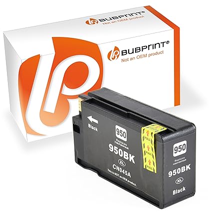 Bubprint Druckerpatrone kompatibel für HP 950XL für Officejet Pro 251DW 276DW 8100 ePrinter 8600 Plus 8610 8615 8616 8620 862