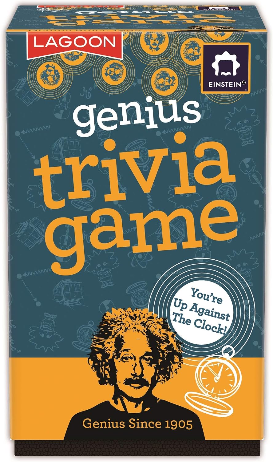 The Lagoon Group 6625 Einstein² Genius Trivia Game, Multi, Multicolor