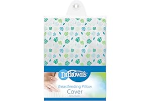 Dr. Brown's Removable Cover for Breastfeeding Pillow for Nursing Mothers, Machine Washable, Cotton Blend, Green