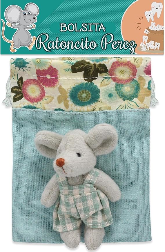 OHMYBOO Bolsita Ratoncito Pérez, Peluche, Multicolor, Talla Única: Amazon.es: Hogar