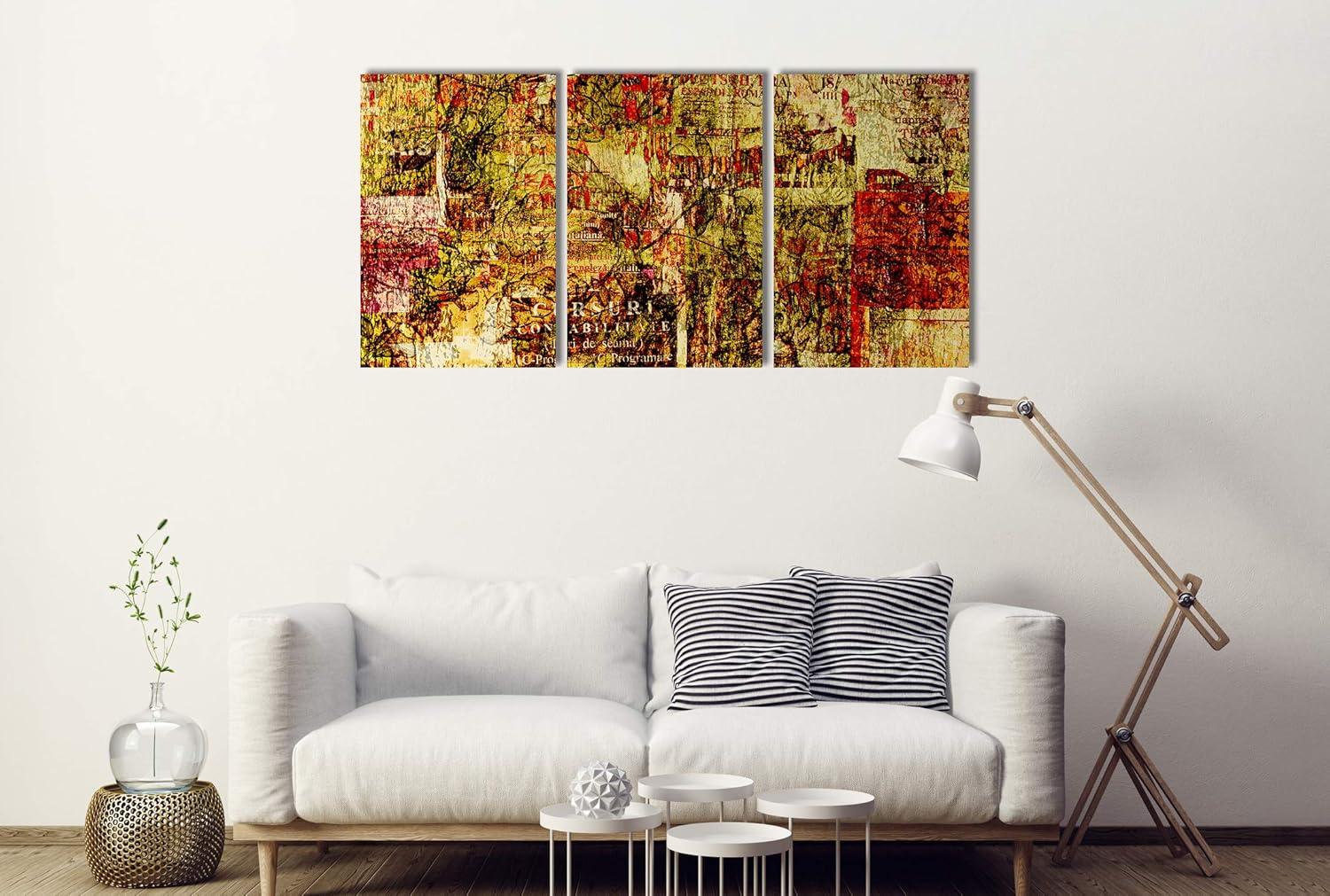 Floral Beautiful Abstract Background Canvas Wall Art Prints