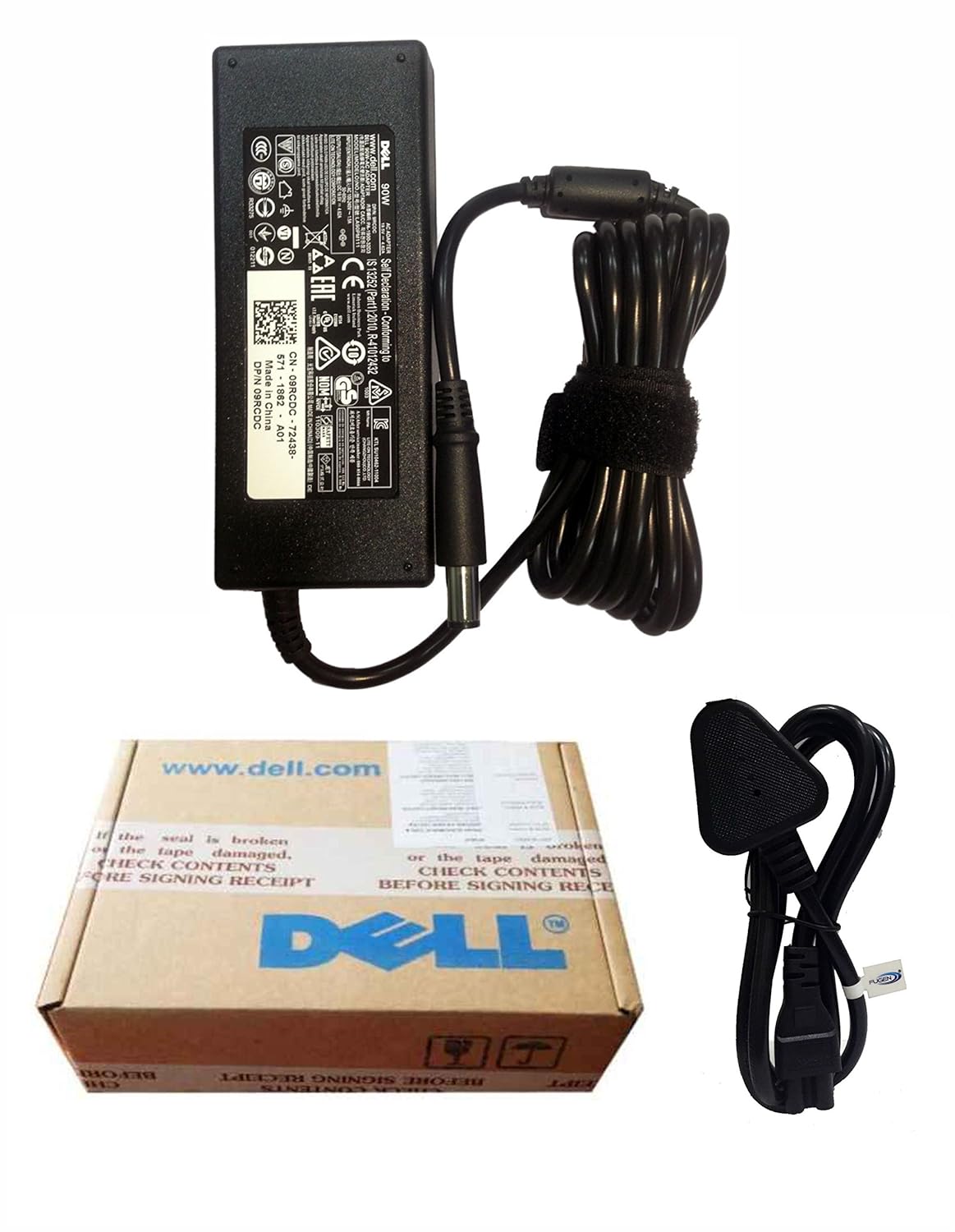 For Dell Small 4.62A Laptop AC Adapter Charger 90W 19.5V With Power Cable