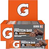 Gatorade Whey Protein Recover Bars, Chocolate Chip, 2.8 ounce bars (12 Count)
