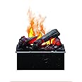 Dimplex DFI400LH Opti-Myst Cassette-Style Indoor Space Heater with Faux Logs, Black